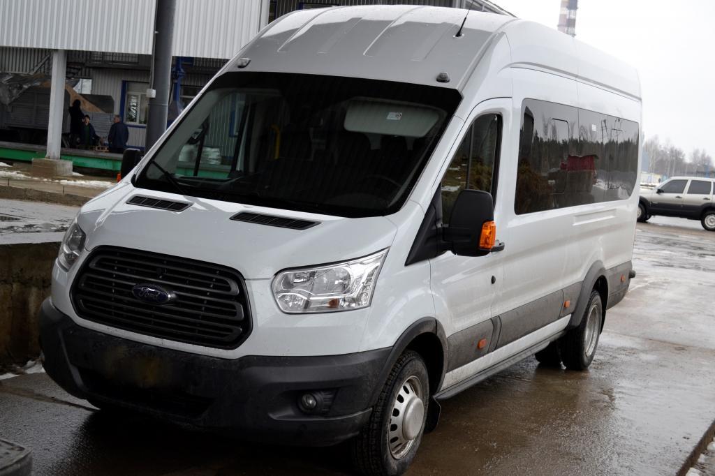 The comfortable minibus to commute between the workers' houses and workplace was purchased